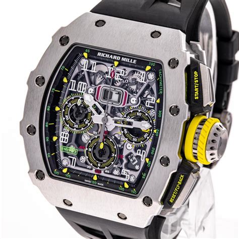 richard mille bracelet jaune prix|richard mille 11 03.